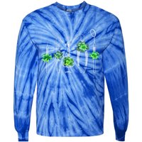 Sickle Scaler Tweezer Mouth Mirror Dentist St Patrick's Day Meaningful Gift Tie-Dye Long Sleeve Shirt