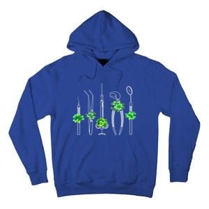 Sickle Scaler Tweezer Mouth Mirror Dentist St Patrick's Day Meaningful Gift Tall Hoodie