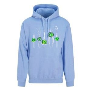 Sickle Scaler Tweezer Mouth Mirror Dentist St Patrick's Day Meaningful Gift Unisex Surf Hoodie