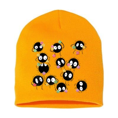 Sootballs Susuwatari The Soot Sprites For Anime Lovers Short Acrylic Beanie