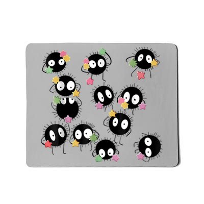 Sootballs Susuwatari The Soot Sprites For Anime Lovers Mousepad