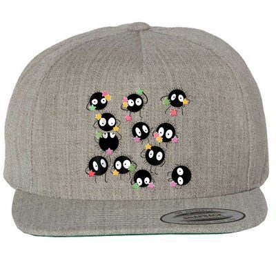 Sootballs Susuwatari The Soot Sprites For Anime Lovers Wool Snapback Cap