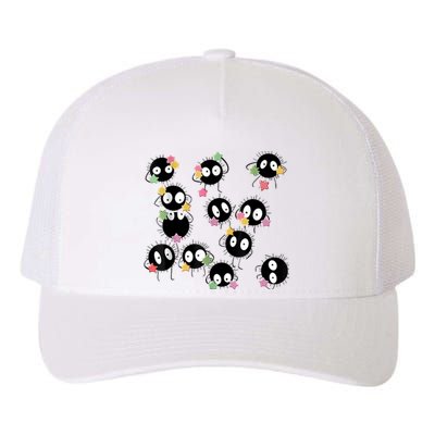 Sootballs Susuwatari The Soot Sprites For Anime Lovers Yupoong Adult 5-Panel Trucker Hat