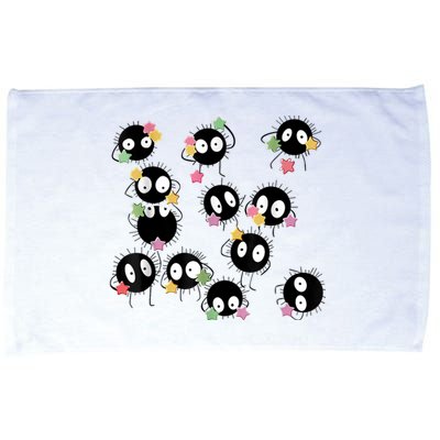 Sootballs Susuwatari The Soot Sprites For Anime Lovers Microfiber Hand Towel