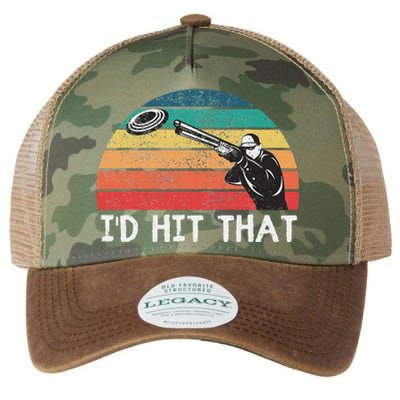 Skeet Shooting Trap Sporting Clay Target I'd Hit That Legacy Tie Dye Trucker Hat