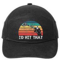 Skeet Shooting Trap Sporting Clay Target I'd Hit That 7-Panel Snapback Hat