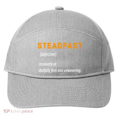 STEADFAST3 7-Panel Snapback Hat