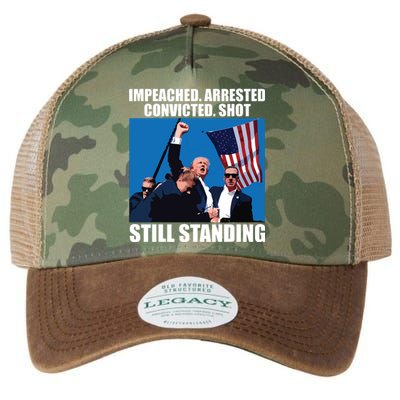 Still Standing Trump Legacy Tie Dye Trucker Hat