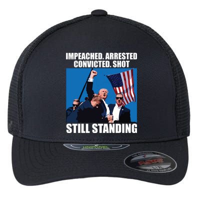 Still Standing Trump Flexfit Unipanel Trucker Cap