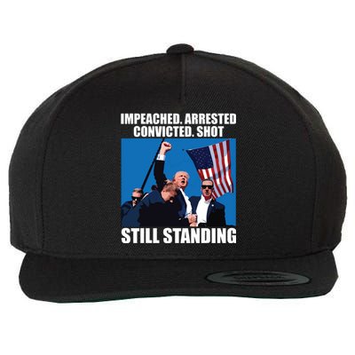 Still Standing Trump Wool Snapback Cap