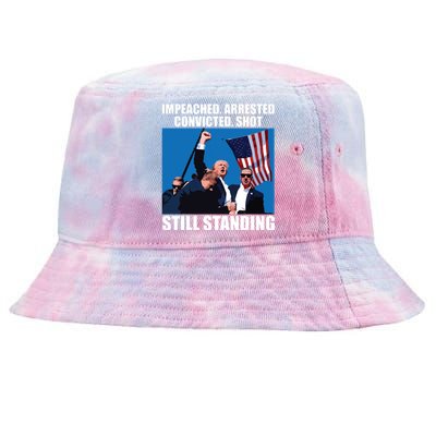 Still Standing Trump Tie-Dyed Bucket Hat