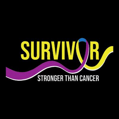 Survivor Stronger Than Cancer Bladder Cancer Awareness T-Shirt