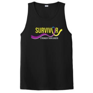 Survivor Stronger Than Cancer Bladder Cancer Awareness PosiCharge Competitor Tank