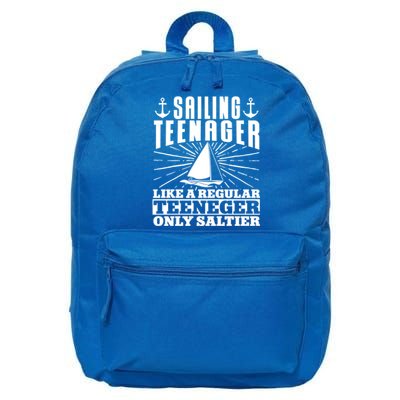 Sailboat Sailing Teenager Boat Boating Gift 16 in Basic Backpack