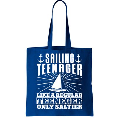 Sailboat Sailing Teenager Boat Boating Gift Tote Bag