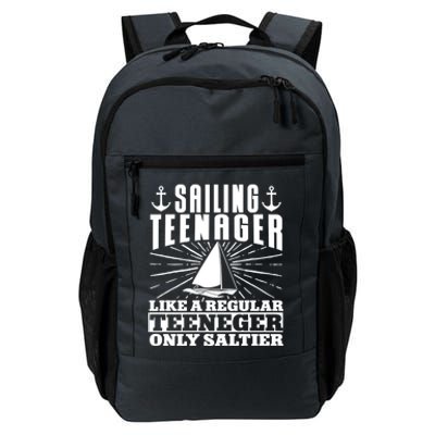 Sailboat Sailing Teenager Boat Boating Gift Daily Commute Backpack