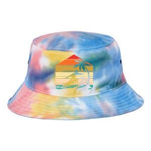 Surfer Summer Tropical Sunset Tie Dye Newport Bucket Hat