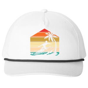 Surfer Summer Tropical Sunset Snapback Five-Panel Rope Hat