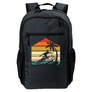 Surfer Summer Tropical Sunset Daily Commute Backpack