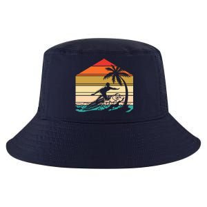 Surfer Summer Tropical Sunset Cool Comfort Performance Bucket Hat