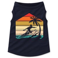 Surfer Summer Tropical Sunset Doggie Tank