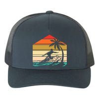 Surfer Summer Tropical Sunset Yupoong Adult 5-Panel Trucker Hat