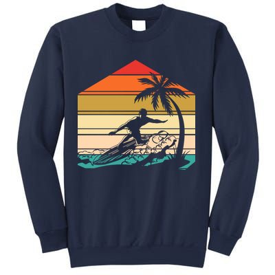 Surfer Summer Tropical Sunset Sweatshirt