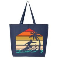 Surfer Summer Tropical Sunset 25L Jumbo Tote