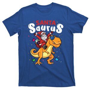 Santa Saurus Tyrannosaurus Rex Dinosaur Christmas Trex Gift T-Shirt