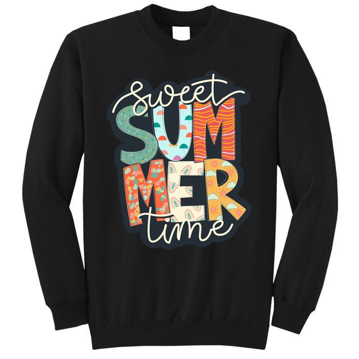 Sweet Summer Time Retro Vintage Graphic Sweatshirt