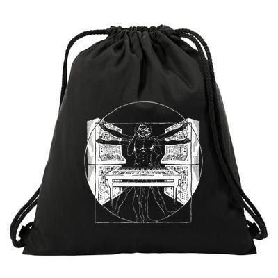 Synthesizer Synth Techno Music Cool Synthesizer Drawstring Bag