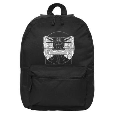 Synthesizer Synth Techno Music Cool Synthesizer 16 in Basic Backpack