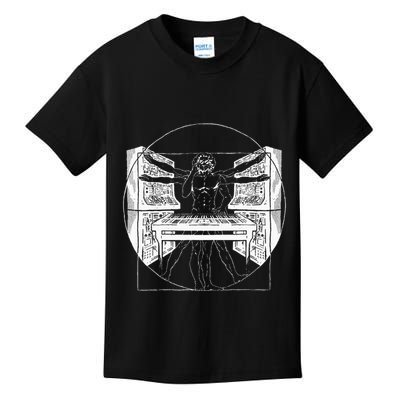 Synthesizer Synth Techno Music Cool Synthesizer Kids T-Shirt