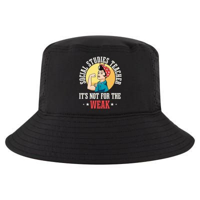 Social Studies Teacher School Educator Professor Worker Cool Comfort Performance Bucket Hat