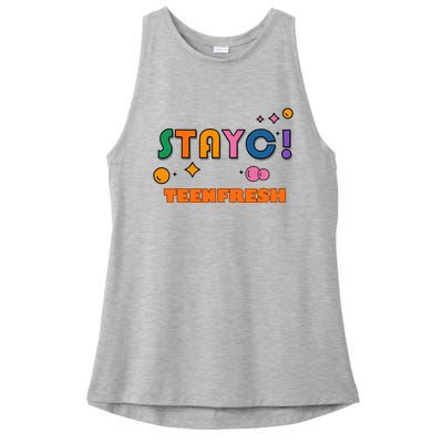 Staycteenfresh Ladies PosiCharge Tri-Blend Wicking Tank