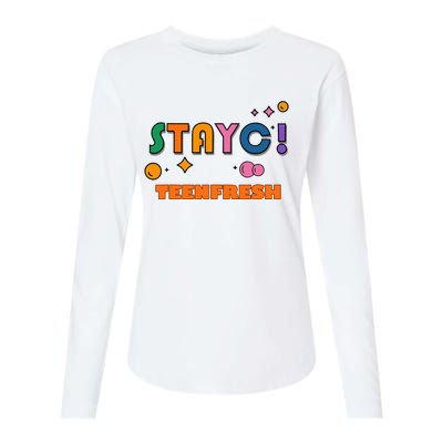 Staycteenfresh Womens Cotton Relaxed Long Sleeve T-Shirt