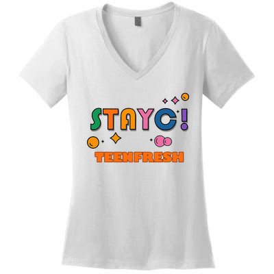 Staycteenfresh Women's V-Neck T-Shirt