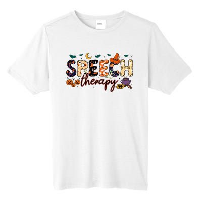 Slp Speech Therapist Halloween Tall Fusion ChromaSoft Performance T-Shirt