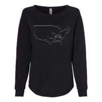 Sec State T Womens California Wash Sweatshirt