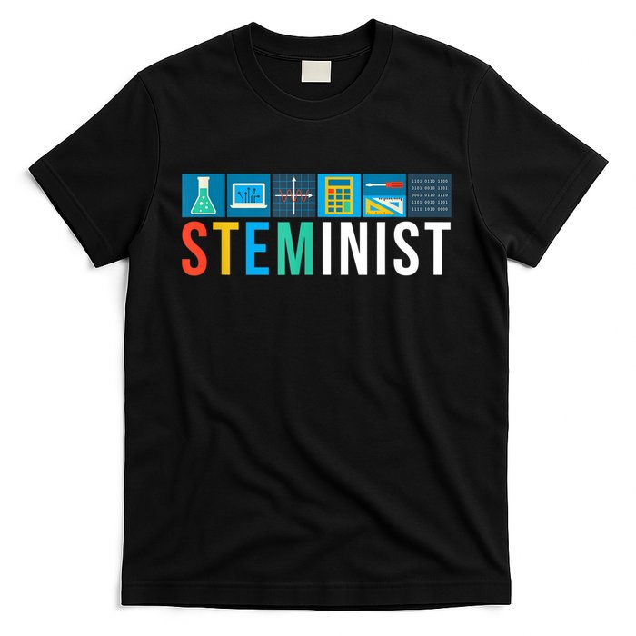 Steminist Science Technology Engineering Math STEM T-Shirt