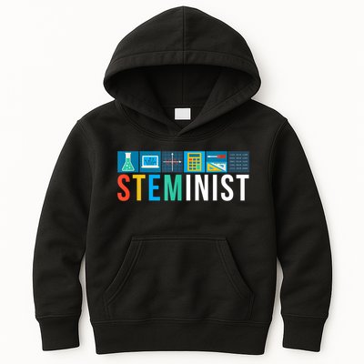Steminist Science Technology Engineering Math STEM Kids Hoodie