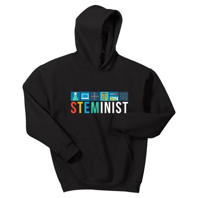 Steminist Science Technology Engineering Math STEM Kids Hoodie