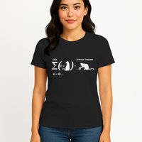 SchröDingers String Theory Cat Physics Quantum Mechanism Women's T-Shirt