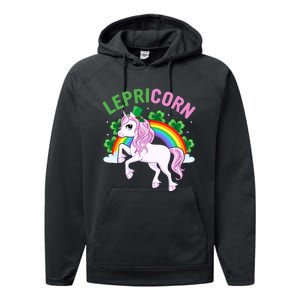 Lepricorn St Patricks Day Performance Fleece Hoodie