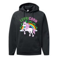 Lepricorn St Patricks Day Performance Fleece Hoodie