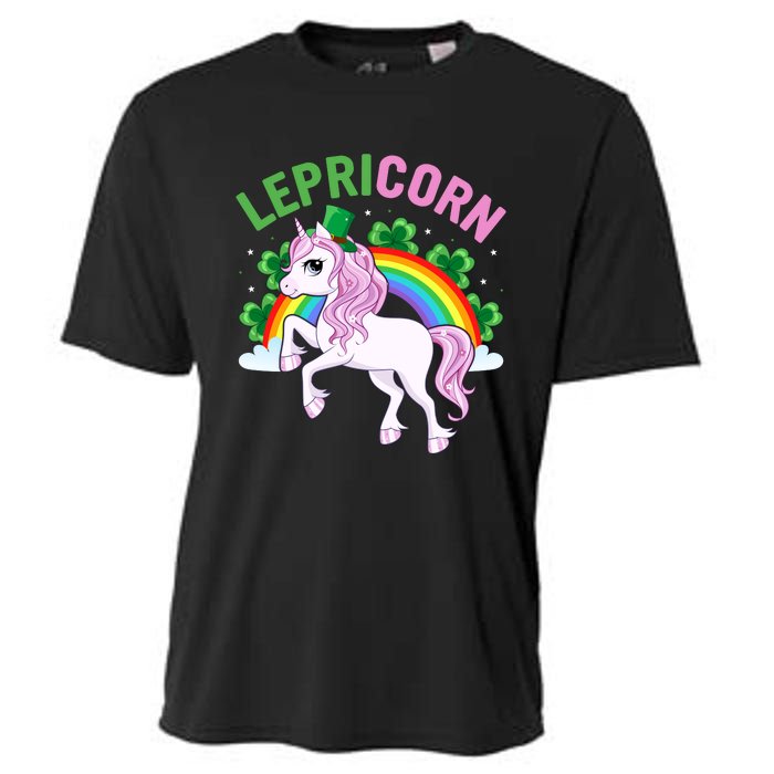 Lepricorn St Patricks Day Cooling Performance Crew T-Shirt