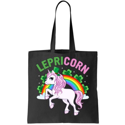 Lepricorn St Patricks Day Tote Bag