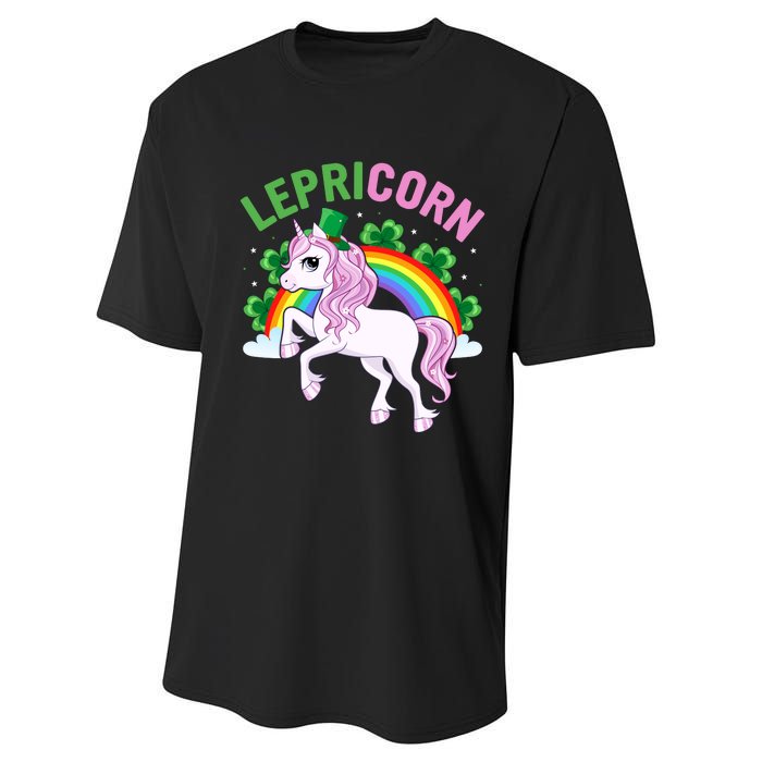 Lepricorn St Patricks Day Performance Sprint T-Shirt