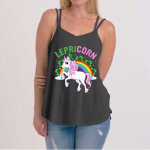 Lepricorn St Patricks Day Women's Strappy Tank