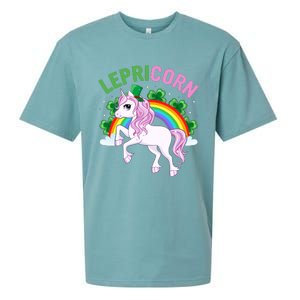 Lepricorn St Patricks Day Sueded Cloud Jersey T-Shirt